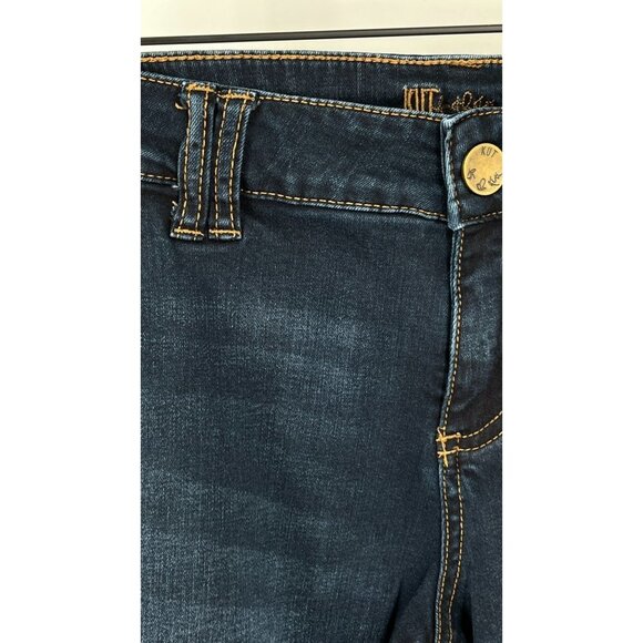 Kut from the Kloth Mid Rise Bermuda Shorts Wide Hem Size 8 - Picture 5 of 13